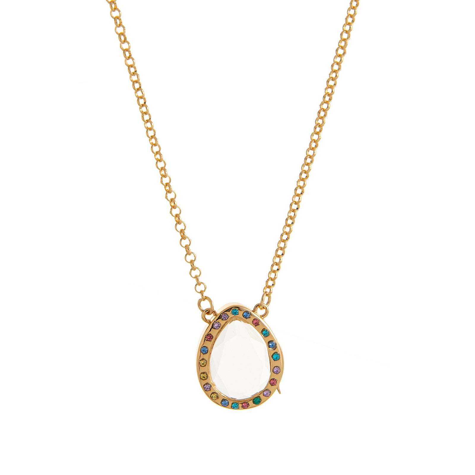 The Memory Vault Openable Locket | 18K Gold Plated Clear Fillable Necklace