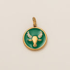 The Arcana Enamel Zodiac Medal