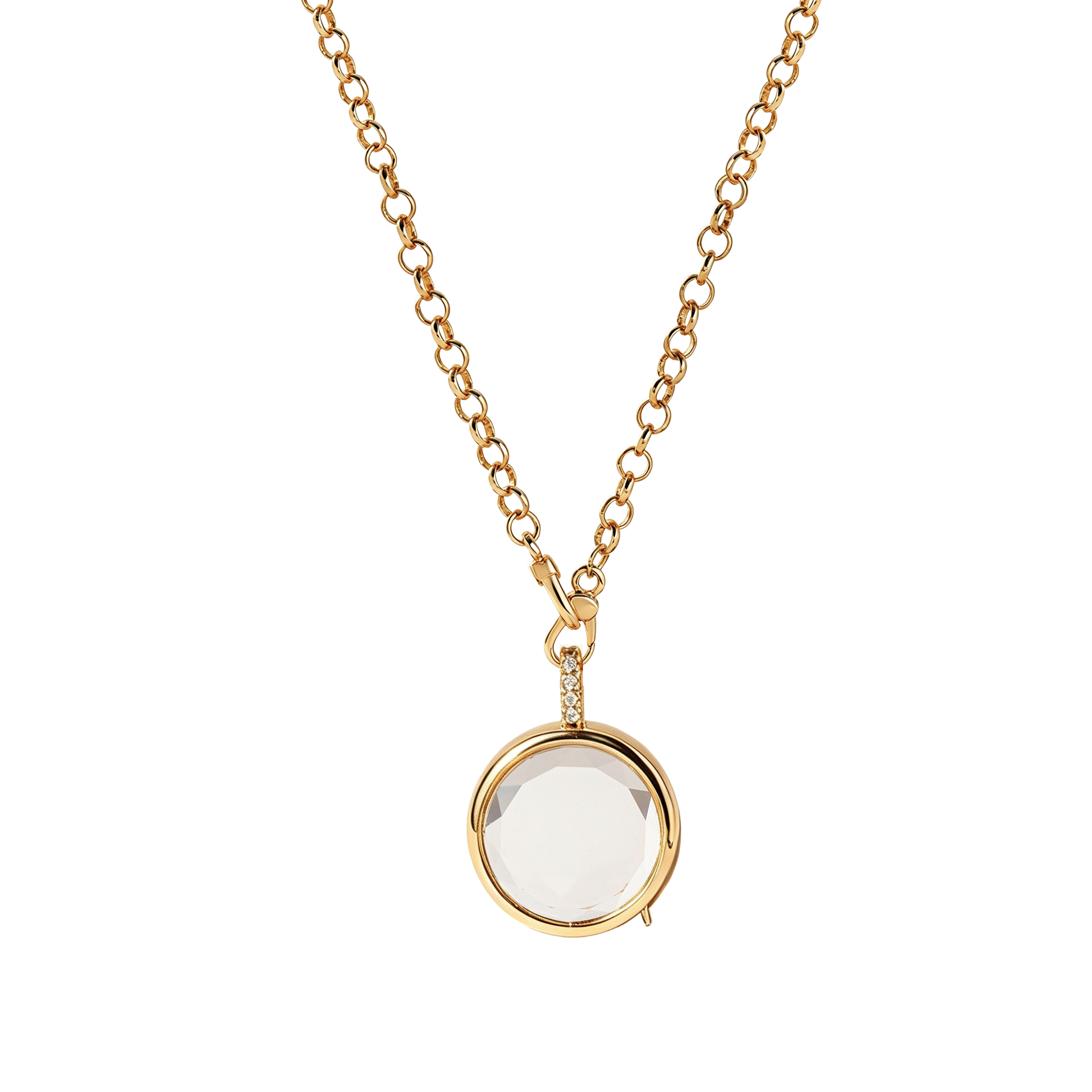 The Memory Vault Openable Locket | 18K Gold Plated Clear Fillable Necklace