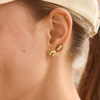 The Varsity Court Sports Studs | 14K Gold Plated Tiny Athlete Earrings