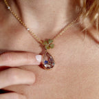 The Memory Vault Openable Locket | 18K Gold Plated Clear Fillable Necklace
