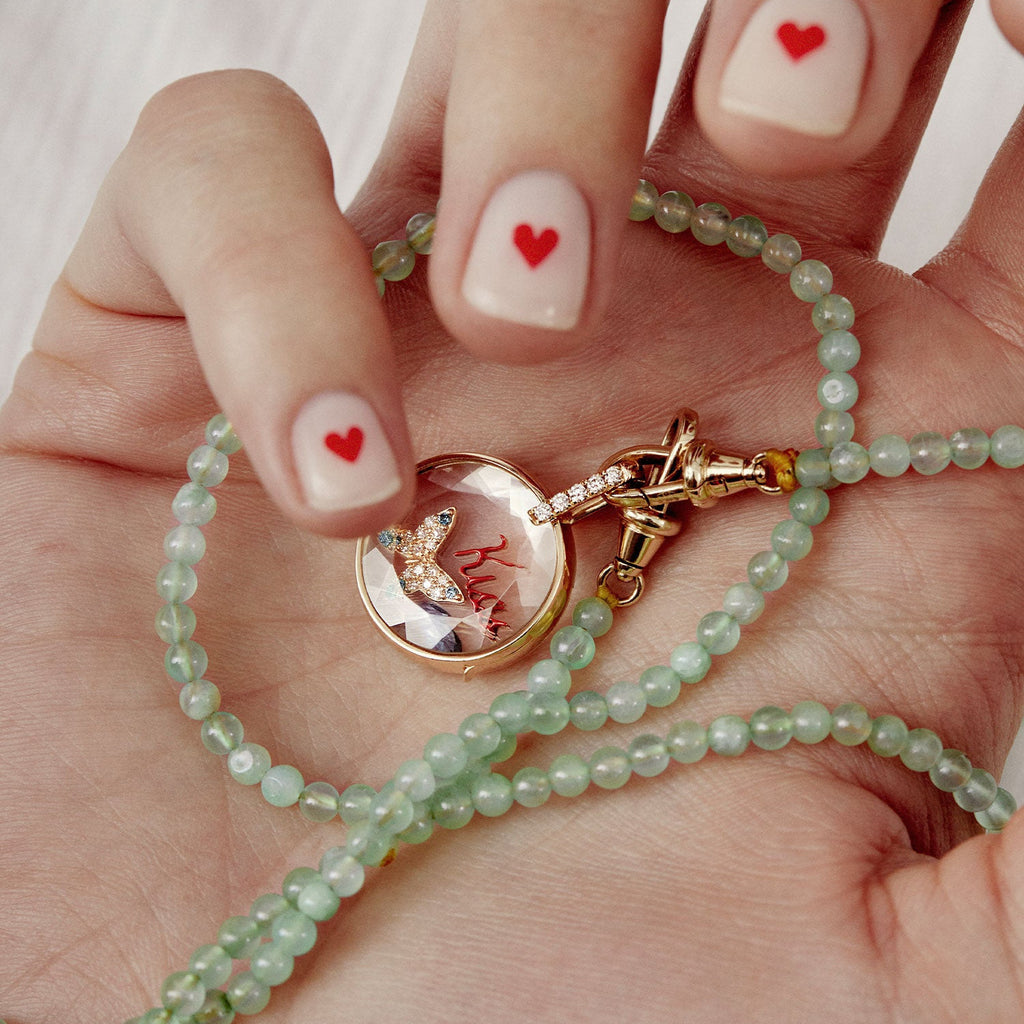 The Memory Vault Openable Locket | 18K Gold Plated Clear Fillable Necklace