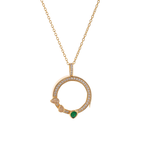 The Memory Vault Openable Locket | 18K Gold Plated Clear Fillable Necklace