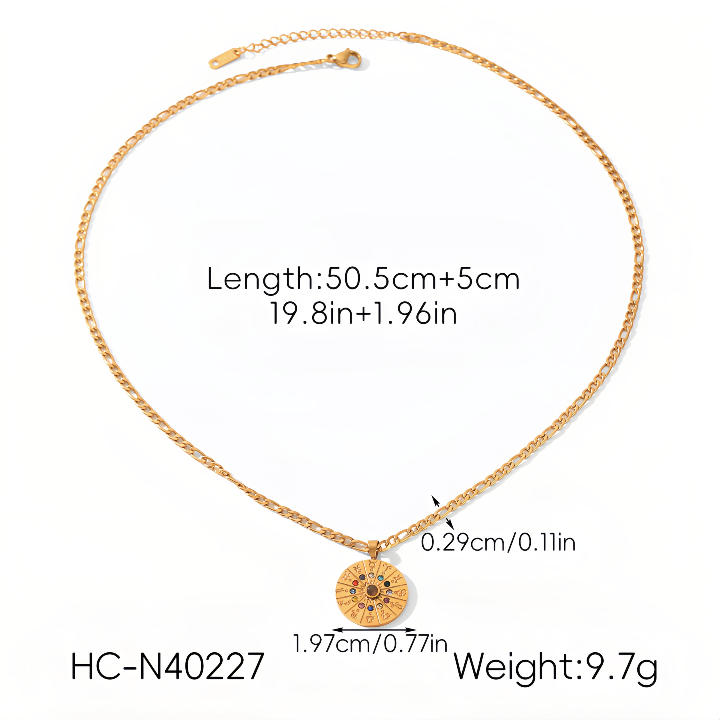 The Cosmic Oracle 4-Piece Layering Set | Colorful Zodiac Constellation Stack