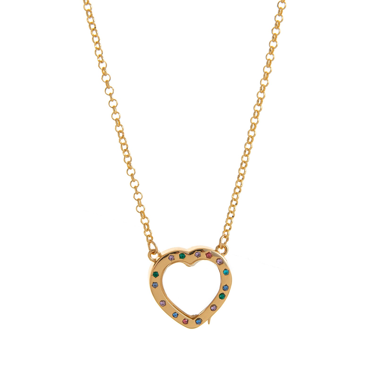 The Memory Vault Openable Locket | 18K Gold Plated Clear Fillable Necklace
