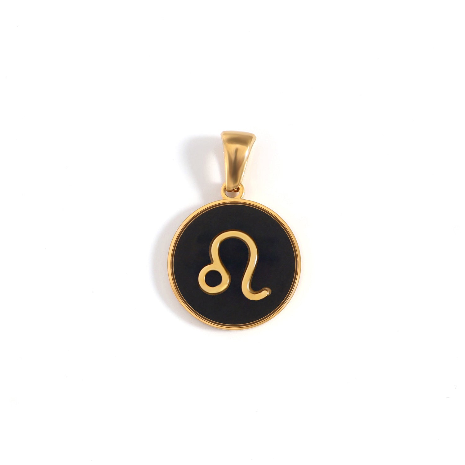 The Midnight Zodiac Charm | 18K Gold & Black Enamel Identity Piece