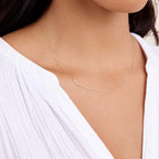 The Aura Sideways Initial Necklace | 18K Gold Plated Asymmetric Capital Letter Choker