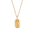 The Celestial Heritage Necklace | Vintage Zodiac Oval Pendant