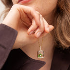 The Memory Vault Openable Locket | 18K Gold Plated Clear Fillable Necklace