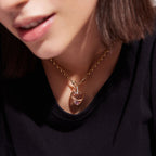 The Memory Vault Openable Locket | 18K Gold Plated Clear Fillable Necklace