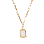 The Memory Vault Openable Locket | 18K Gold Plated Clear Fillable Necklace