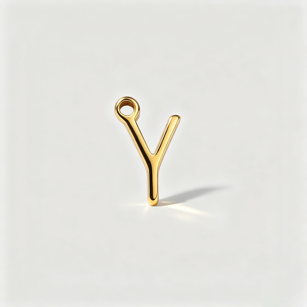 The Minimalist Initial Charm | 18K Gold & Silver Identity Atelier Piece