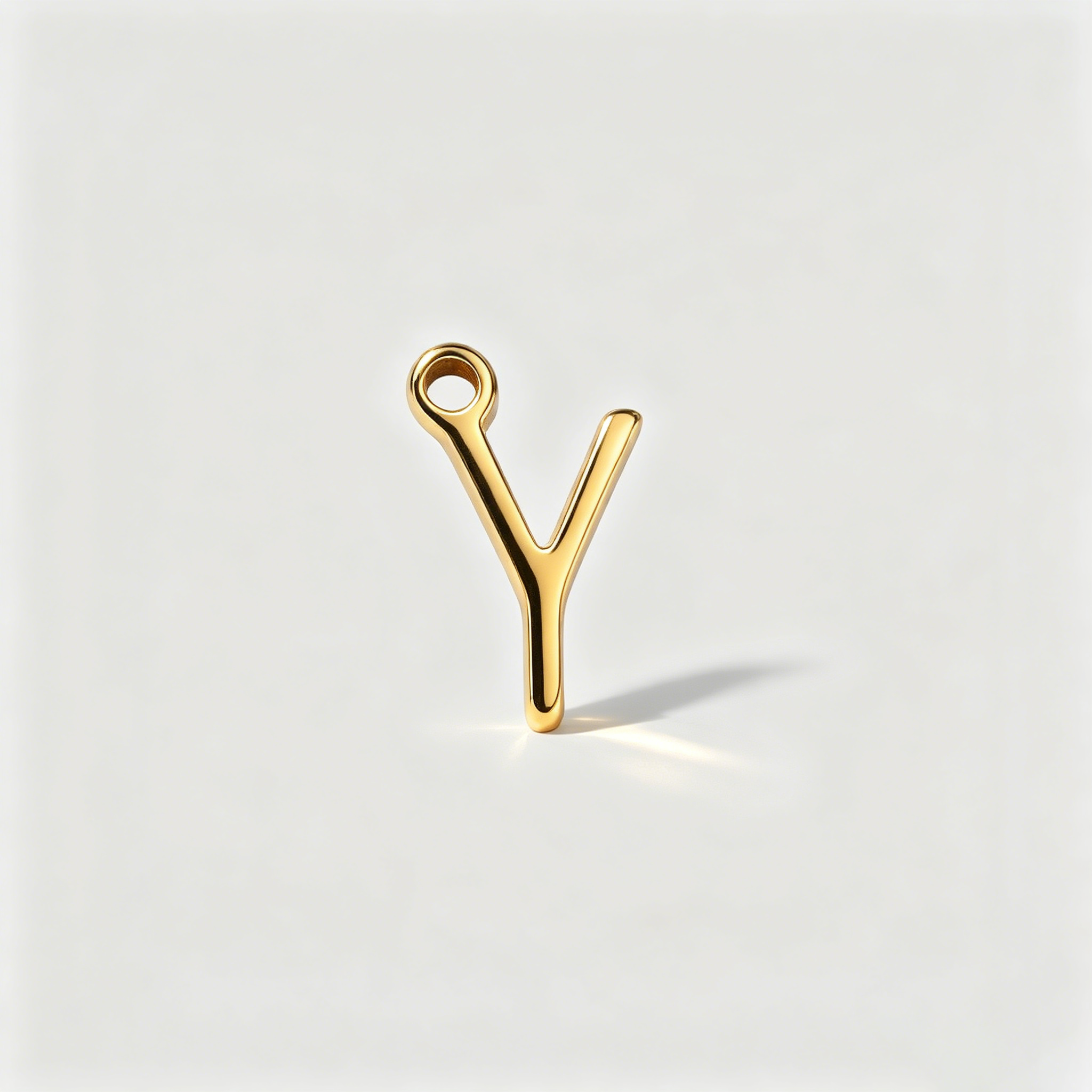 The Minimalist Initial Charm | 18K Gold & Silver Identity Atelier Piece