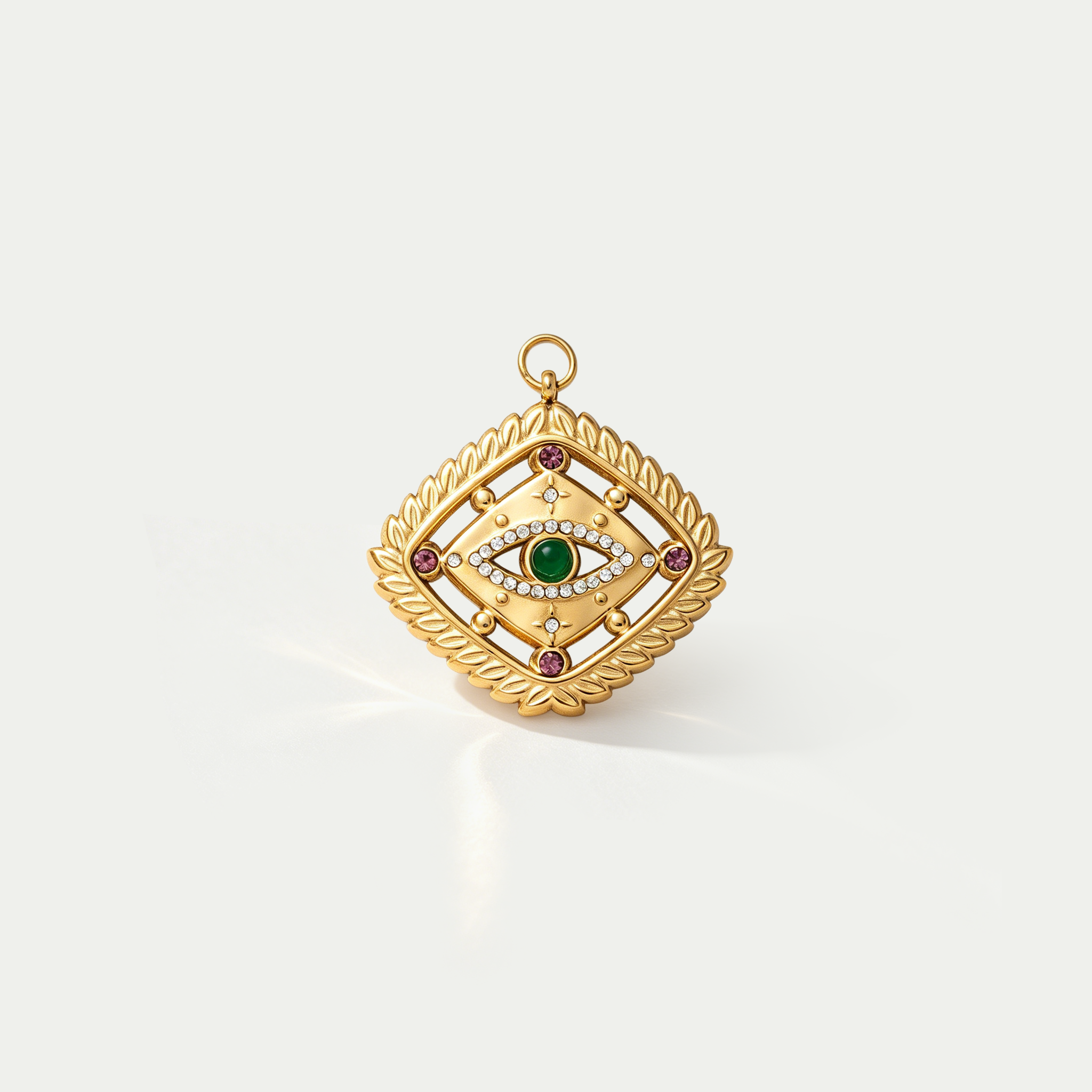 Astar Vintage Talisman Pendant Only | 18K Gold Plated PVD Waterproof DIY Charm for Living Clasp