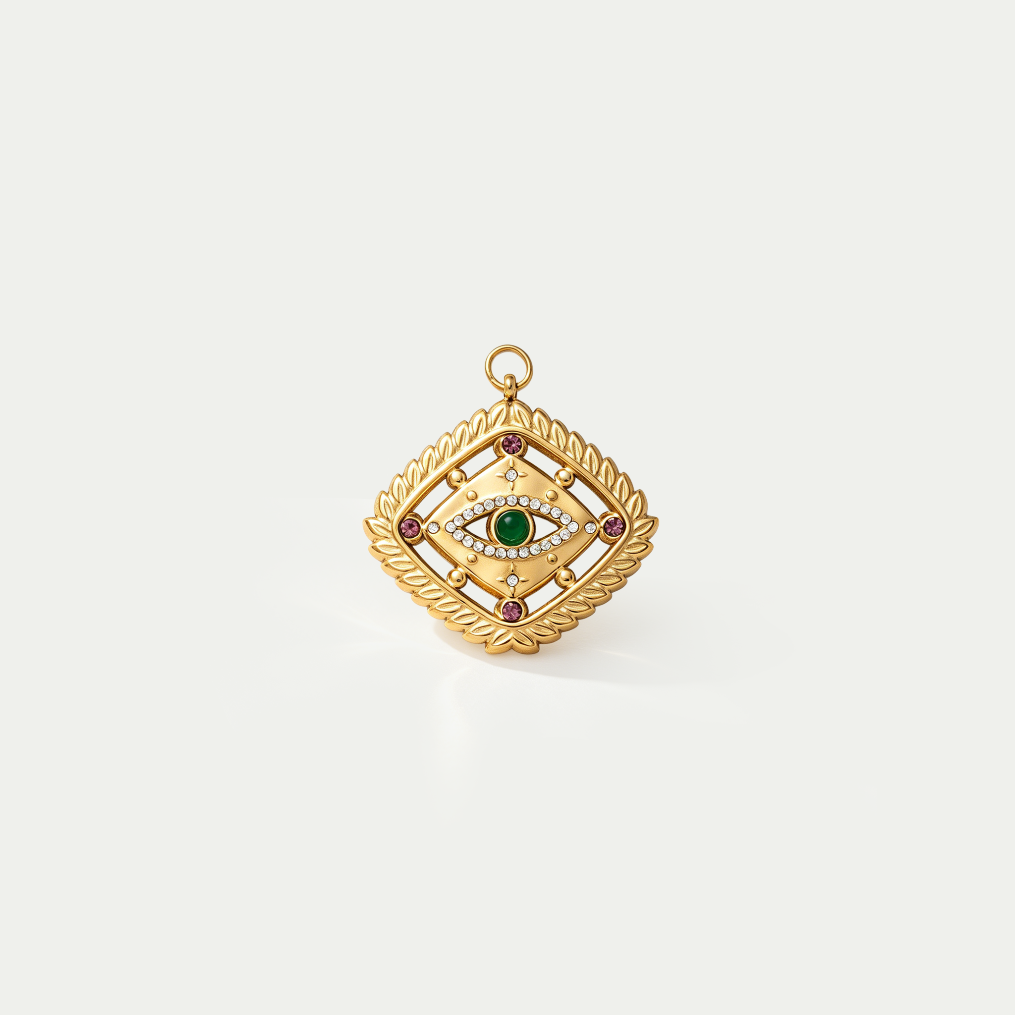 The Mystic Emerald Evil Eye Charm