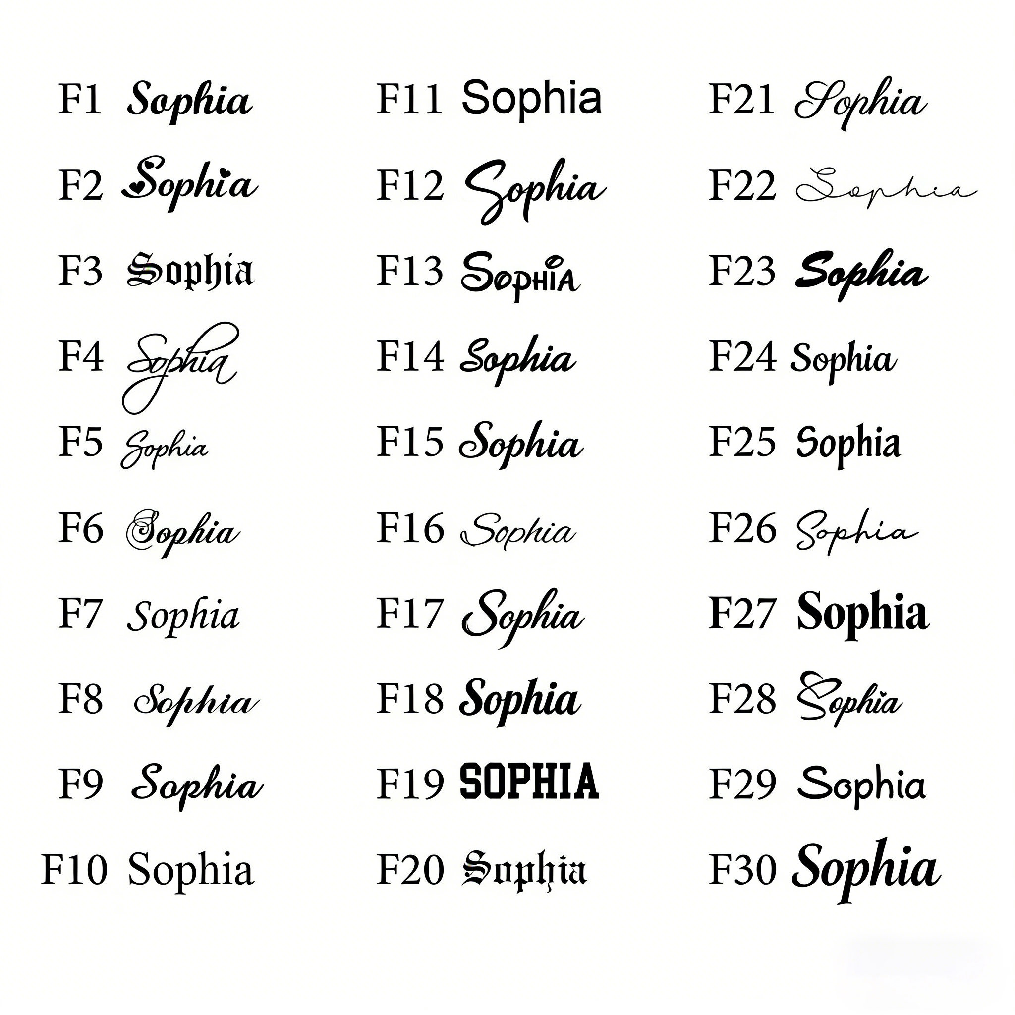 The Signature Name Necklace | 18K Gold Plated Bespoke Font Jewelry