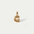The 3D Bubble Initial Charm | High-Gloss 18K Gold Plated Letter